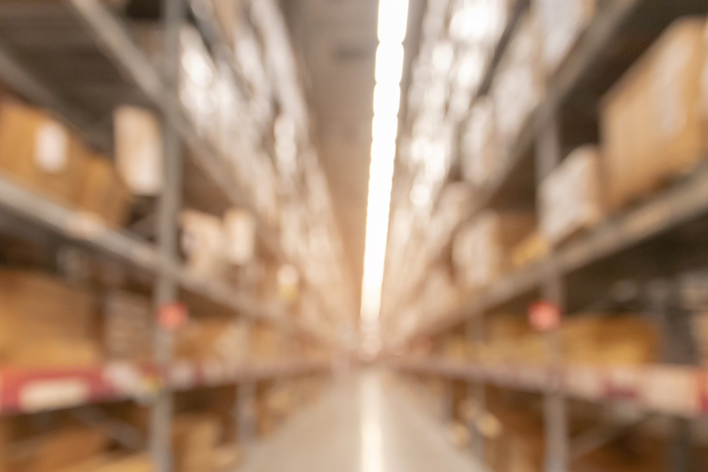 Blurred image of warehouse industrial and logistics companies.